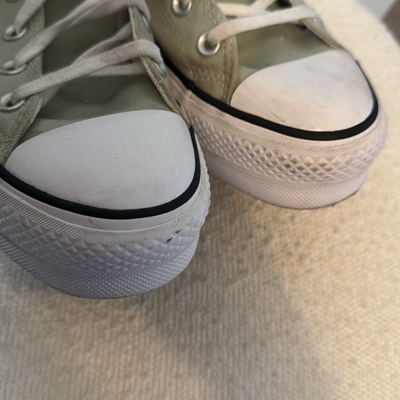 Converse Chuck Taylor Platform High Top Sage Green Size 9 - Picture 4 of 7